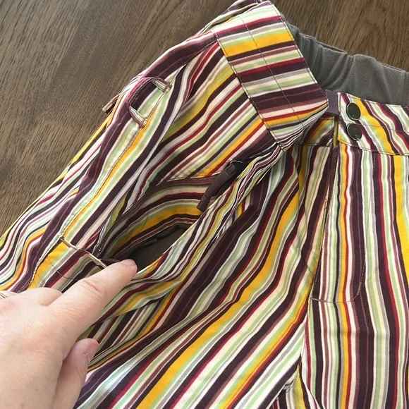 Burton Women’s Colorful Striped Ski Pants Medium - Picture 13 of 16